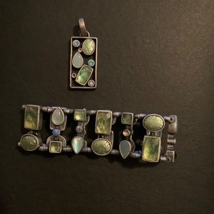 Lia Sophia bracelet and slide set